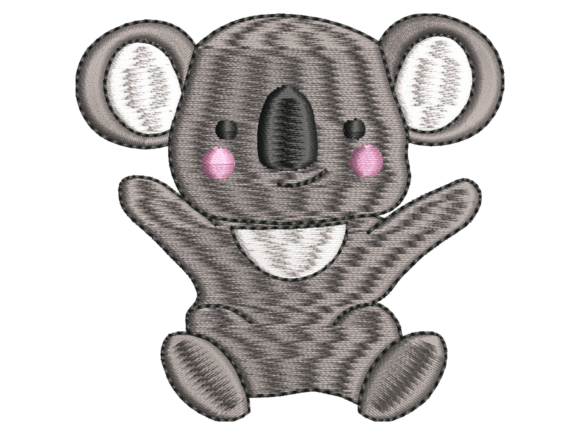 Cute Baby Koala Embroidery