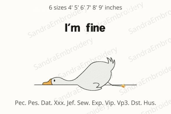 I’m Funny Embroidery