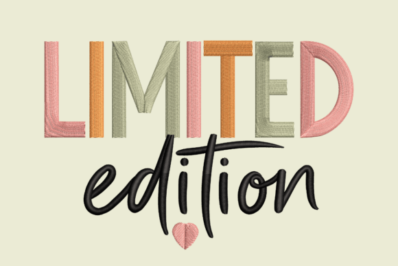 Limited Edition Embroidery Design File