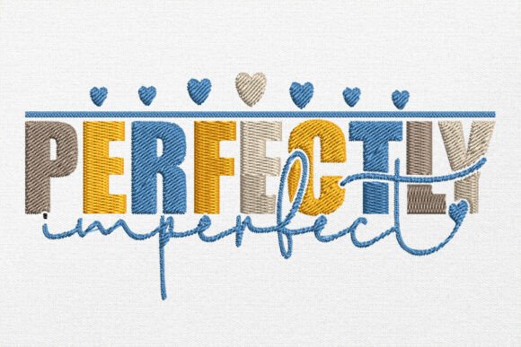 Perfectly Imperfect Embroidery Design