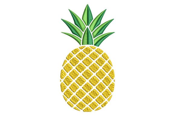 Pineapple Embroidery Design